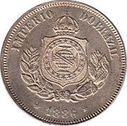 50 Réis - Pedro II obverse image