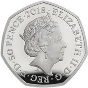 50 Pence - Elizabeth II Peter Rabbit; Silver Proof obverse image