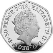 50 Pence - Elizabeth II People Act 1918; Silver Piedfort obverse image