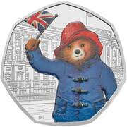 50 Pence - Elizabeth II Paddington at the Palace; Silver Proof, United Kingdom, 2018 reverse image