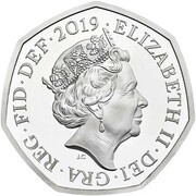 50 Pence - Elizabeth II Britannia; Silver Proof obverse image