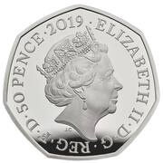 50 Pence - Elizabeth II Battle of Britain; Silver Piedfort obverse image