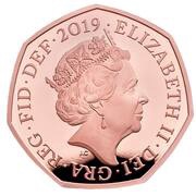 50 Pence - Elizabeth II Victoria Cross, medal; Gold Proof obverse image