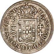 80 Réis - João Prince Regent obverse image