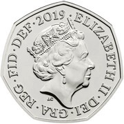 50 Pence - Elizabeth II 5th portrait; Victoria Cross, soldier obverse image