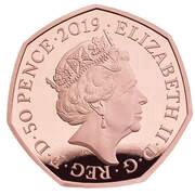 50 Pence - Elizabeth II The Gruffalo; Gold Proof obverse image