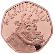 50 Pence - Elizabeth II The Gruffalo; Gold Proof, United Kingdom, 2019 reverse image