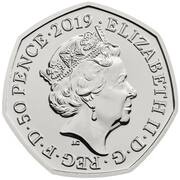 50 Pence - Elizabeth II 5th Portrait; Stephen Hawking obverse image