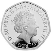 50 Pence - Elizabeth II Peter Rabbit; Silver Proof obverse image
