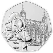 50 Pence - Elizabeth II 5th portrait; Paddington at the Tower, United Kingdom, 2019 reverse image