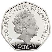 50 Pence - Elizabeth II The Gruffalo and Mouse; Silver Proof obverse image