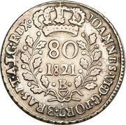 80 Réis - João VI obverse image