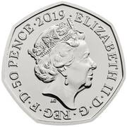 50 Pence - Elizabeth II 5th Portrait; The Snowman obverse image