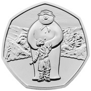 50 Pence - Elizabeth II 5th Portrait; The Snowman, United Kingdom, 2019 reverse image