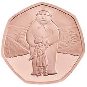 50 Pence - Elizabeth II The Snowman; Gold Proof, United Kingdom, 2019 reverse image