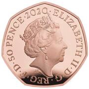 50 Pence - Elizabeth II Peter Rabbit; Gold Proof obverse image