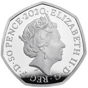 50 Pence - Elizabeth II Peter Rabbit; Silver Proof obverse image