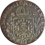 80 Réis - Pedro I, Brazil, 1825-1829 reverse image