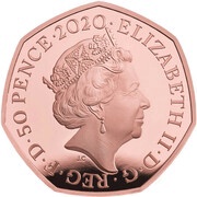 50 Pence - Elizabeth II Diverse Britain; Gold Piedfort obverse image