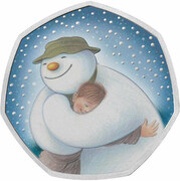 50 Pence - Elizabeth II 5th portrait; The Snowman, United Kingdom, 2020 reverse image