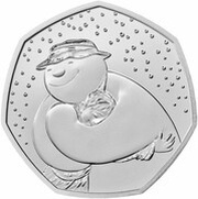 50 Pence - Elizabeth II 5th portrait; The Snowman, United Kingdom, 2020 reverse image
