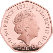 50 Pence - Elizabeth II John Logie Baird; Gold Proof obverse image