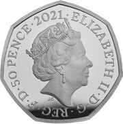 50 Pence - Elizabeth II John Logie Baird; Silver Piedfort obverse image