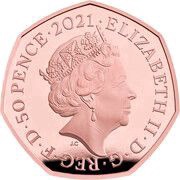 50 Pence - Elizabeth II Winnie The Pooh; Gold Proof obverse image