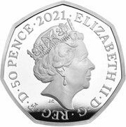 50 Pence - Elizabeth II Charles Babbage; Silver Proof obverse image