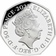 50 Pence - Elizabeth II Owl: Silver Proof obverse image