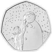 50 Pence - Elizabeth II 5th portrait; The Snowman, United Kingdom, 2021 reverse image