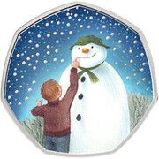 50 Pence - Elizabeth II 5th portrait; The Snowman, United Kingdom, 2021 reverse image