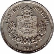 100 Réis - Pedro II obverse image