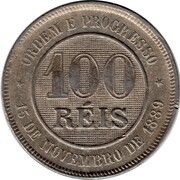 100 Réis reverse image