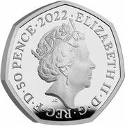 50 Pence - Elizabeth II 5th portrait; Commonwealth Games obverse image