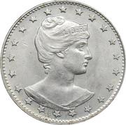 100 Réis Liberty, Brazil, 1901 reverse image