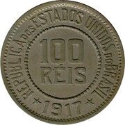 100 Réis - Pattern obverse image