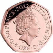 50 Pence - Elizabeth II Kanga and Roo; Gold Proof obverse image