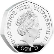 50 Pence - Elizabeth II Alan Turing; Silver Piedfort obverse image