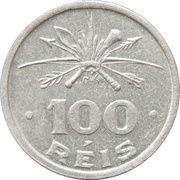 100 Réis 400th Anniversary of Colonization, Brazil, 1932 reverse image