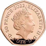 50 Pence - Elizabeth II Hogwarts Express; Gold Proof obverse image
