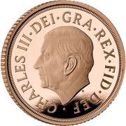 ½ Sovereign - Charles III Queen Elizabeth II Memorial obverse image