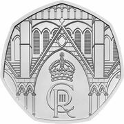 50 Pence - Charles III Coronation, United Kingdom, 2023 reverse image