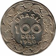 100 Réis, Brazil, 1938-1942 reverse image