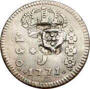 160 Réis - João Prince Regent Countermarked 150 Réis, KM#185 obverse image