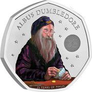 50 Pence - Charles III Albus Dumbledore, United Kingdom, 2023 reverse image