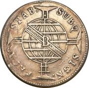 160 Réis - João Prince Regent, Brazil, 1810-1815 reverse image