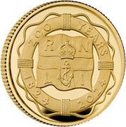 50 Pence - Charles III RNLI; Gold Proof, United Kingdom, 2024 reverse image
