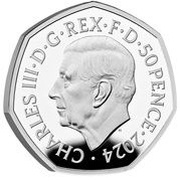 50 Pence - Charles III RNLI; Silver Proof obverse image