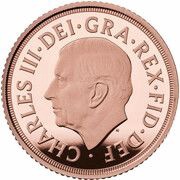 ½ Sovereign - Charles III obverse image
